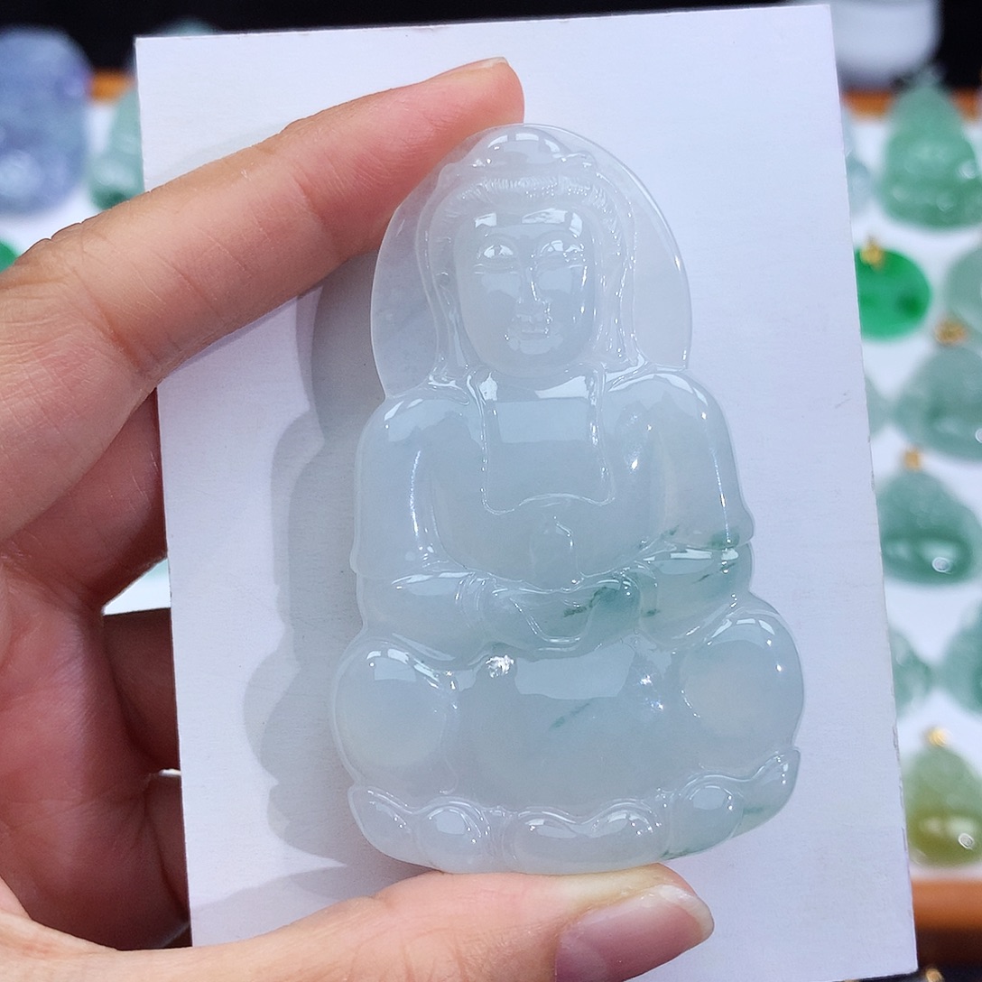 翡翠未镶嵌颈饰翡翠吊坠