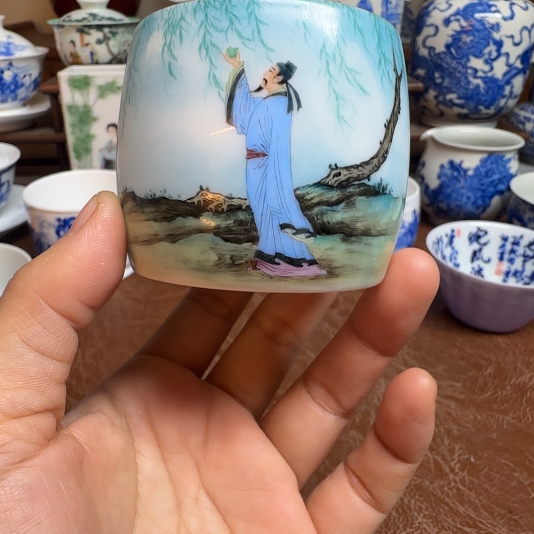 摆件陶今天晚上的月亮很圆
