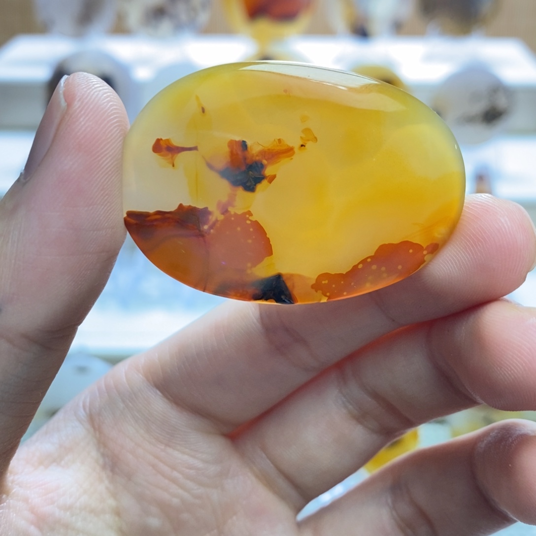 玛瑙/玉髓未镶嵌吊坠(不含链)