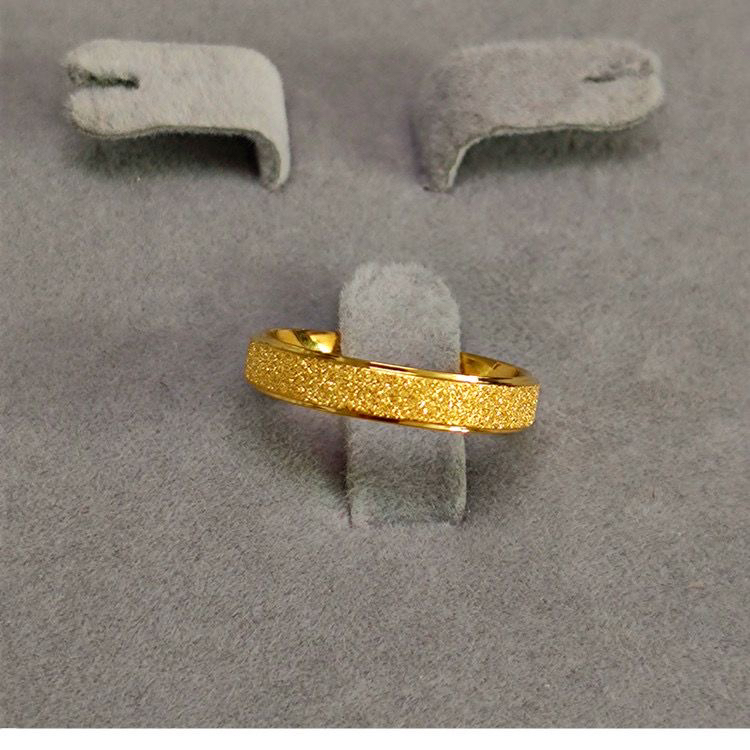 纯铜戒指 5号日韩女14号指环关节尾戒男戒金色情侣首饰