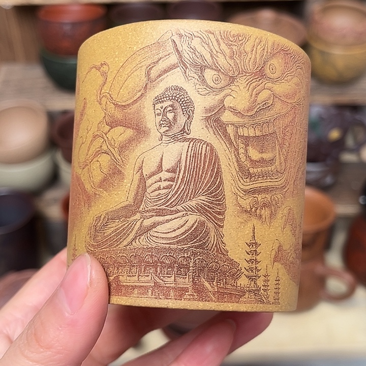 茶杯紫砂宜兴紫砂茶具正品