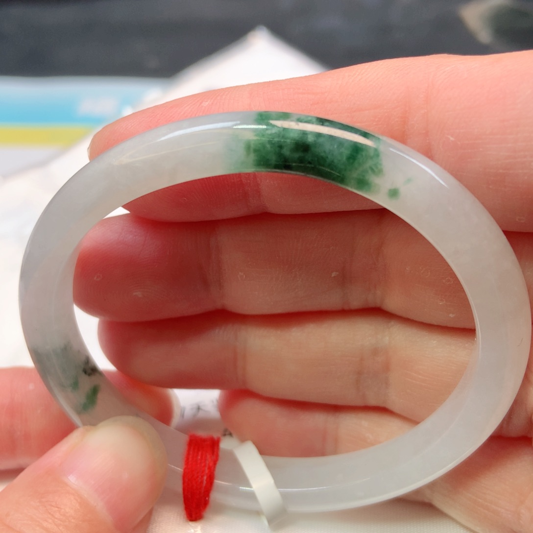 未镶嵌手镯（贵妃镯）翡翠1375后