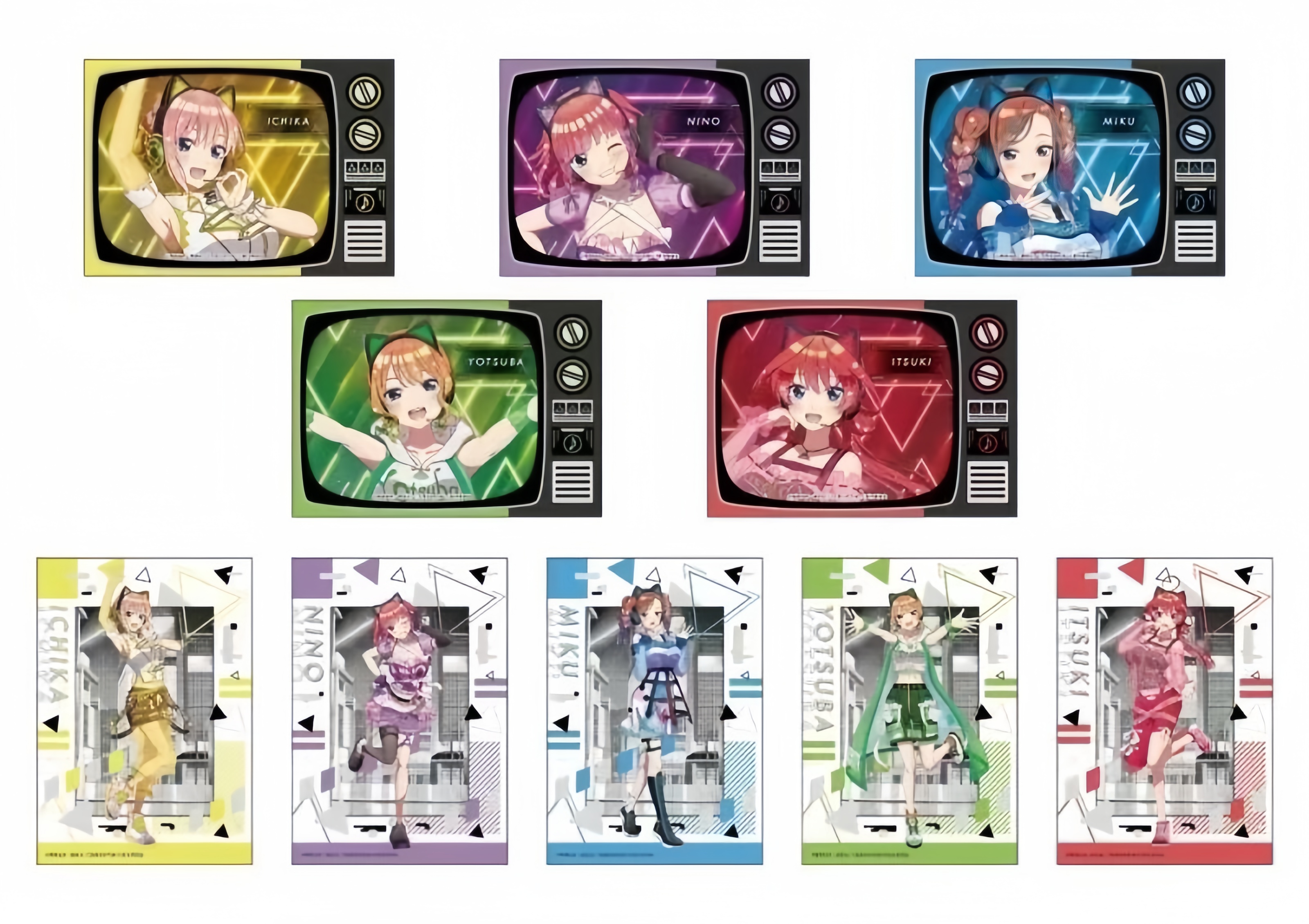 五等分的花嫁少女偶像相卡