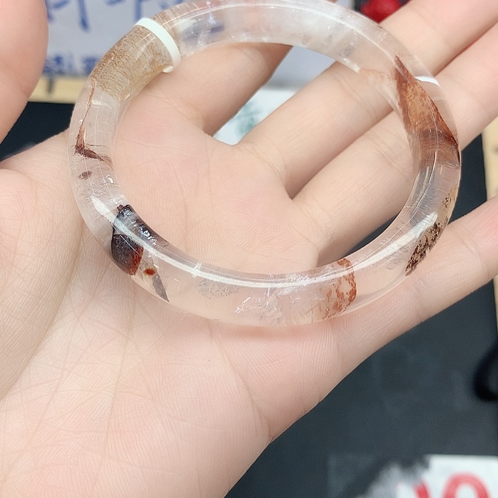 水晶手镯未镶嵌213（54–/—-）