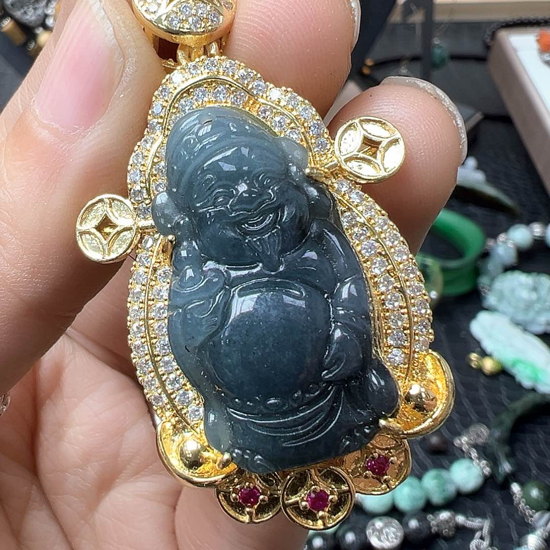 翡翠戒指未镶嵌炸