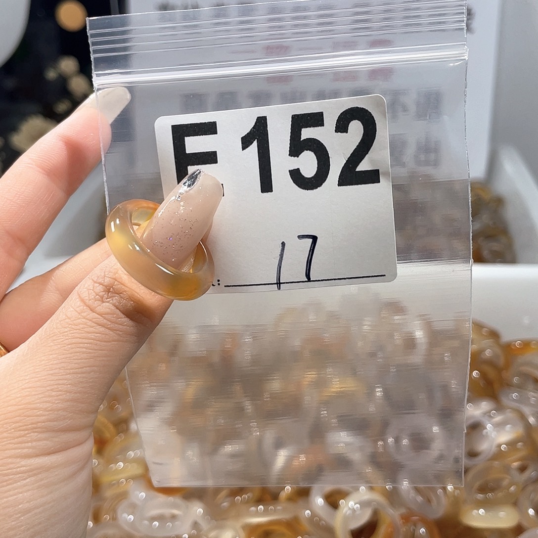 玛瑙/玉髓戒指合金152