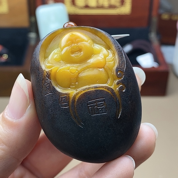 和田玉挂件未镶嵌F