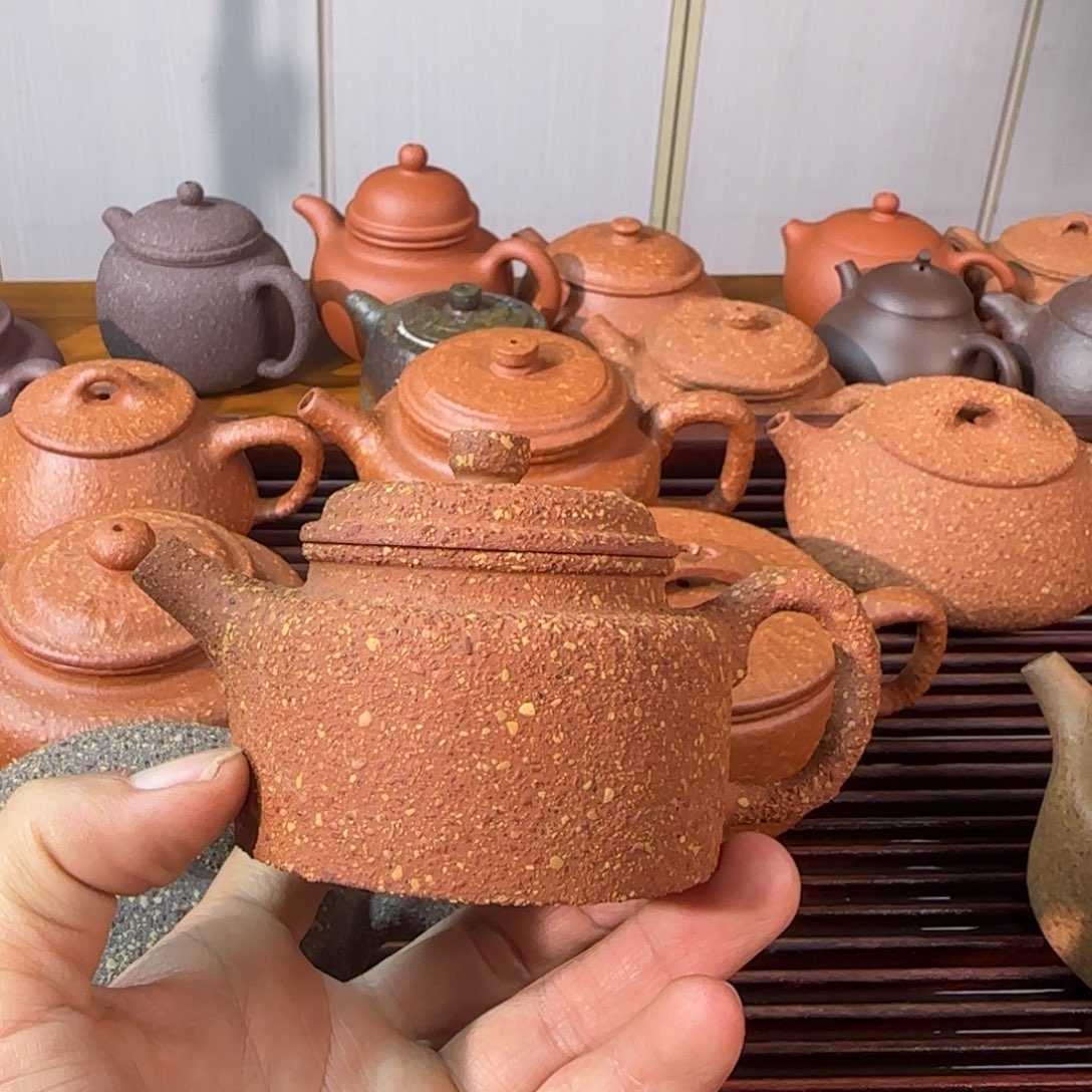 俗***去紫砂茶壶八目红降洗砂德钟150cc