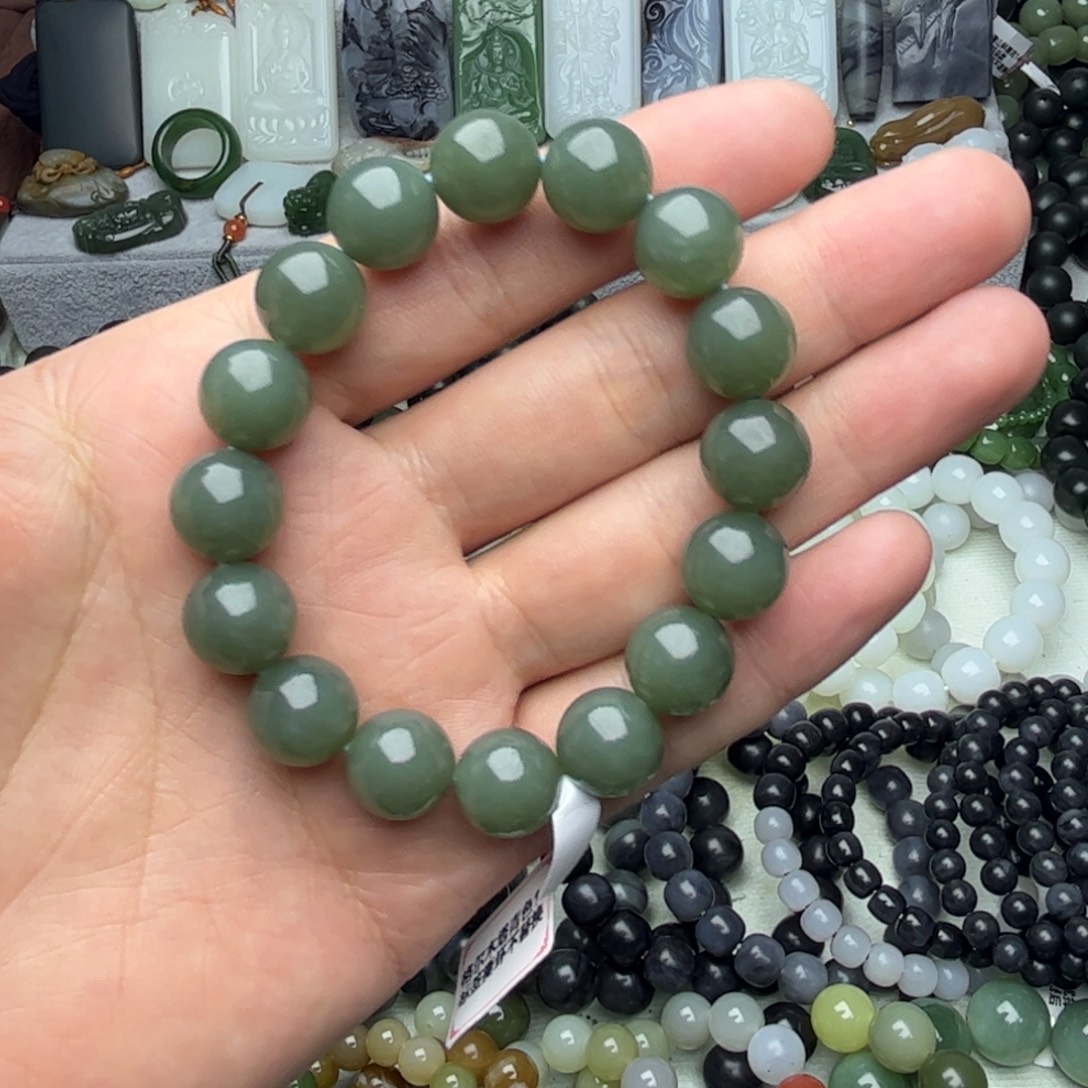 和田玉（青玉）未镶嵌手串