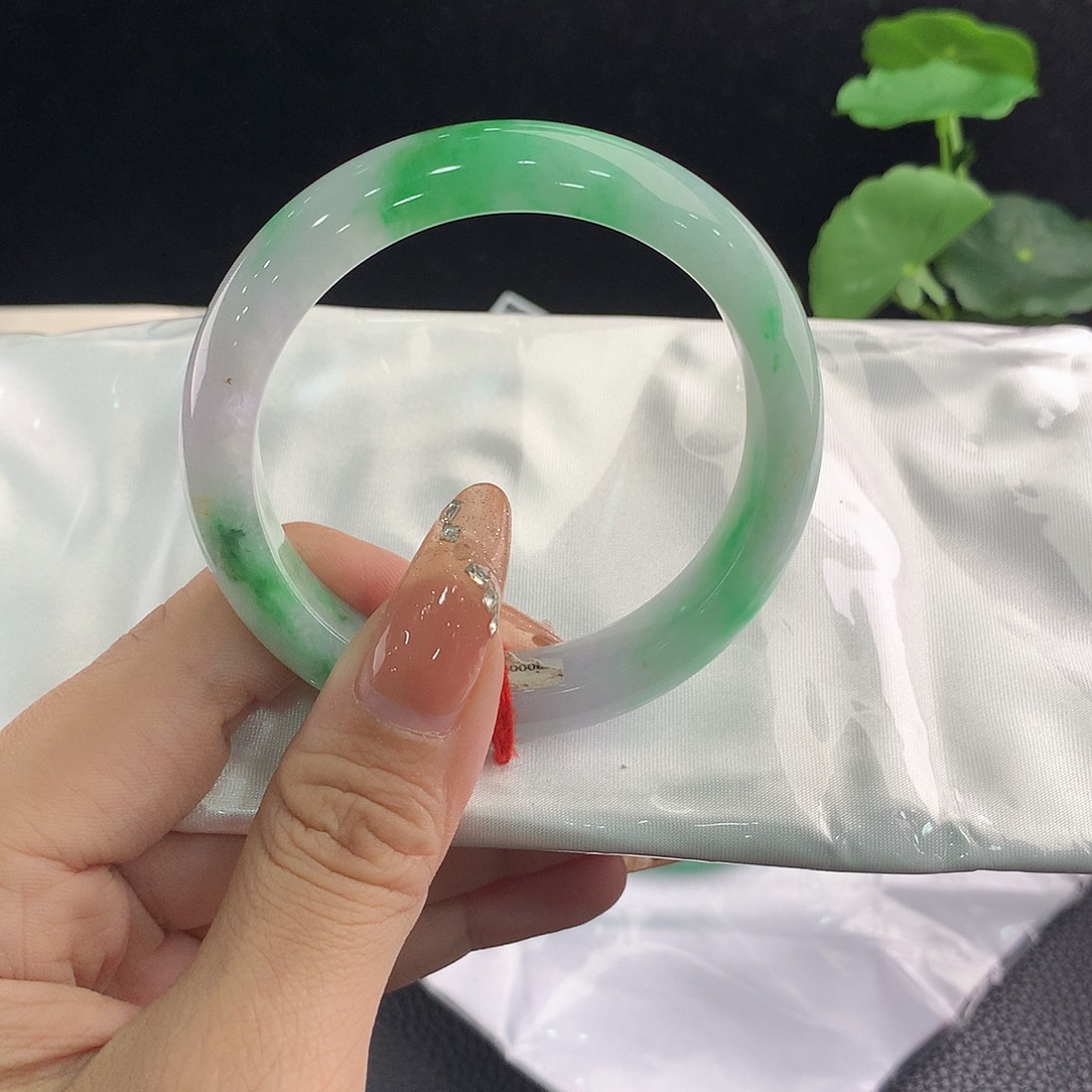 未镶嵌手镯翡翠正55