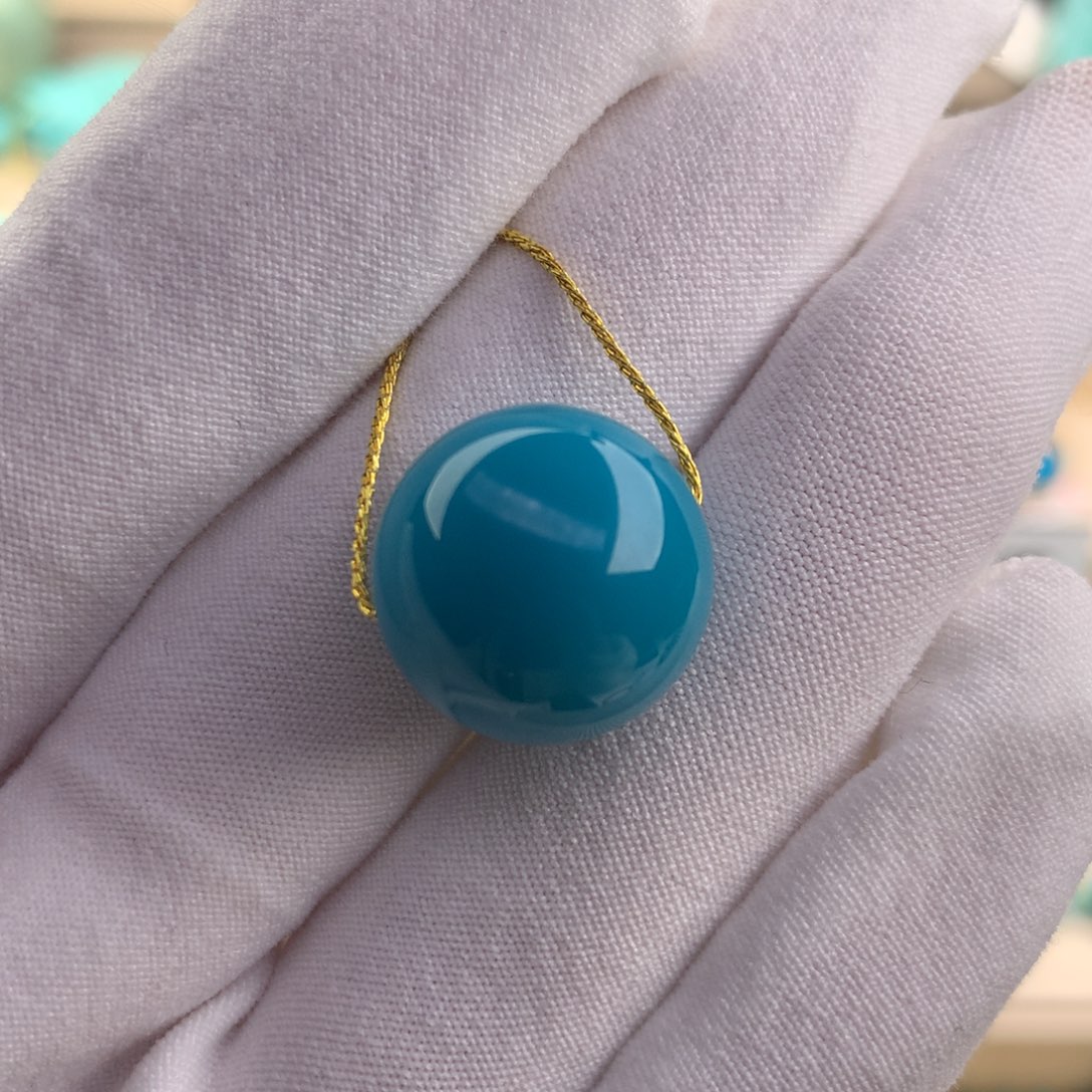 绿松石珠宝奇石未镶嵌15.8