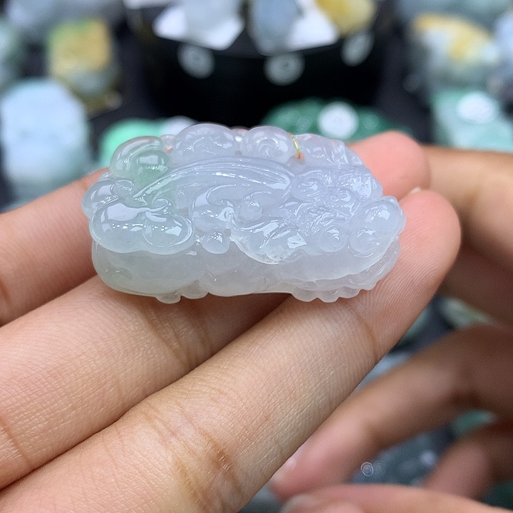 翡翠未镶嵌颈饰天然缅甸翡翠