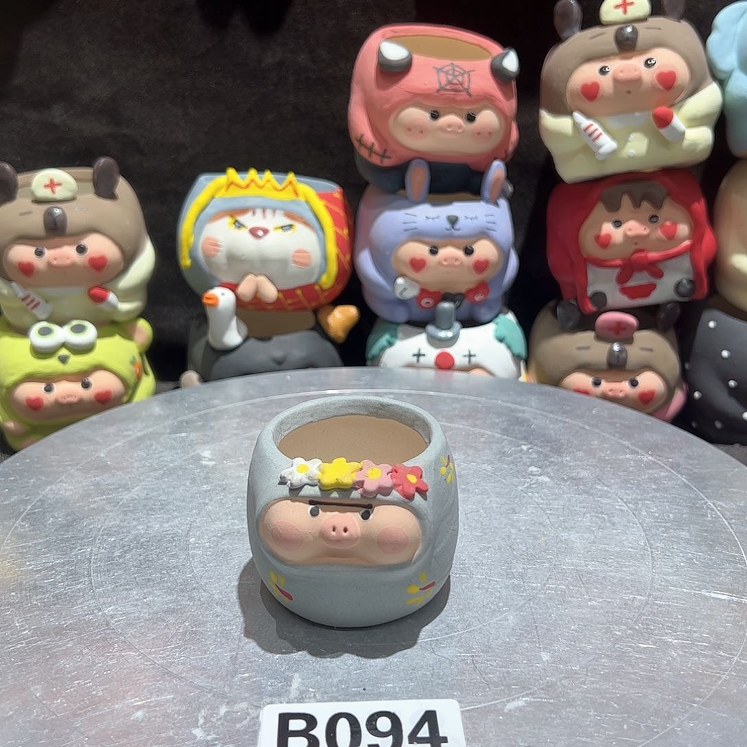 陶瓷可爱多肉花盆 微瑕