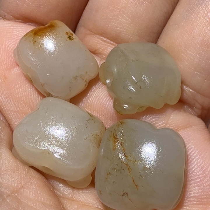 和田玉未镶嵌摆件曉***