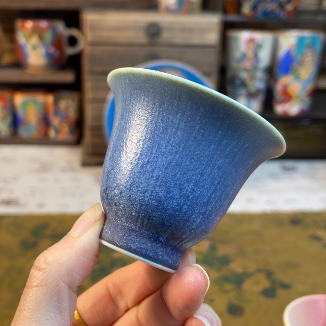 手工制作窑变杯杯