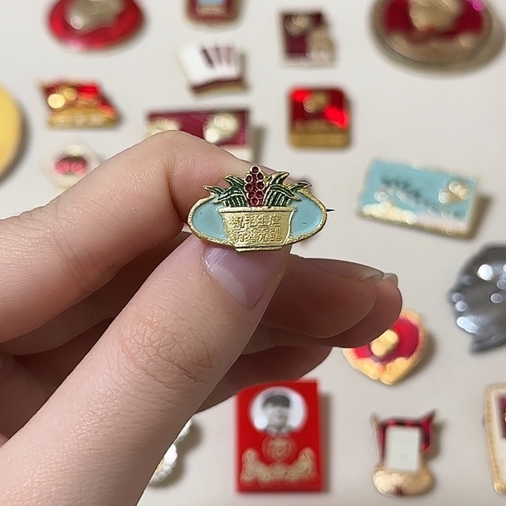 红色收藏直播像章