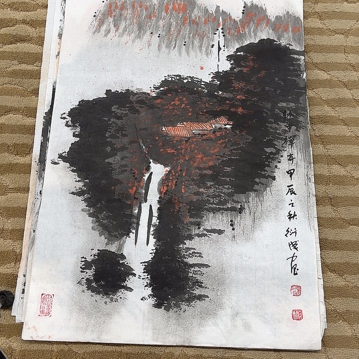 国画花鸟的翅膀是白色