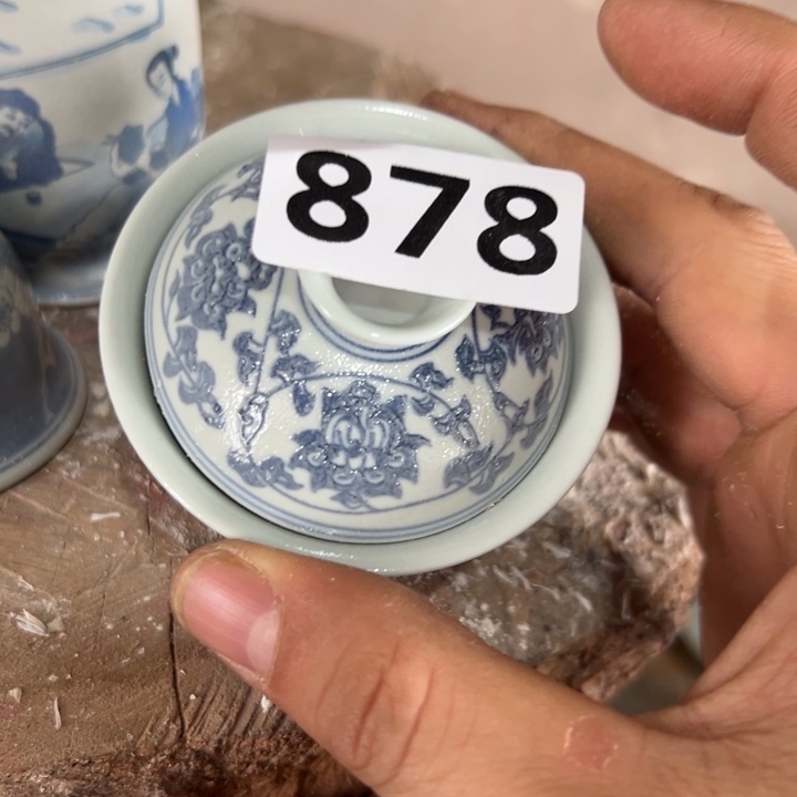 青花柴窑手绘景德镇陶瓷