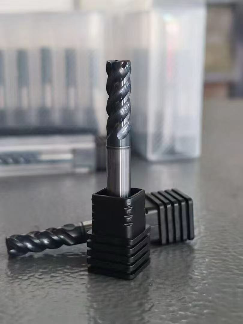 超级动态70度钨钢高效耐磨涂层4刃CNC数控刀合金/高精度钨钢铣刀