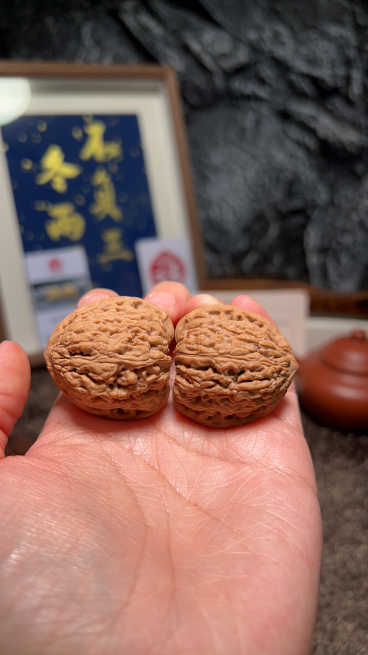 文玩核桃 承德密纹7149号35尺寸