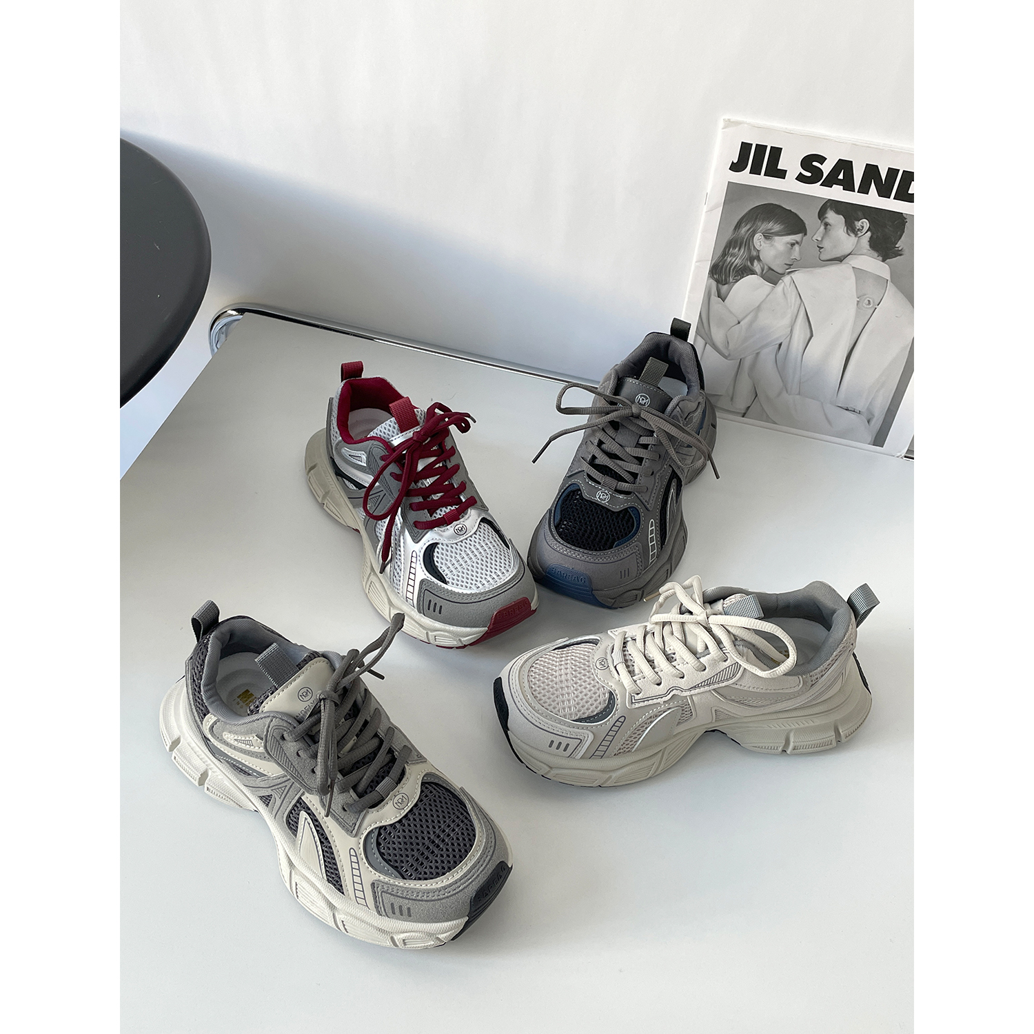 YIMAN❤【加绒/单里】经典秋冬老爹休闲鞋透气韩潮流时尚百搭休闲ins