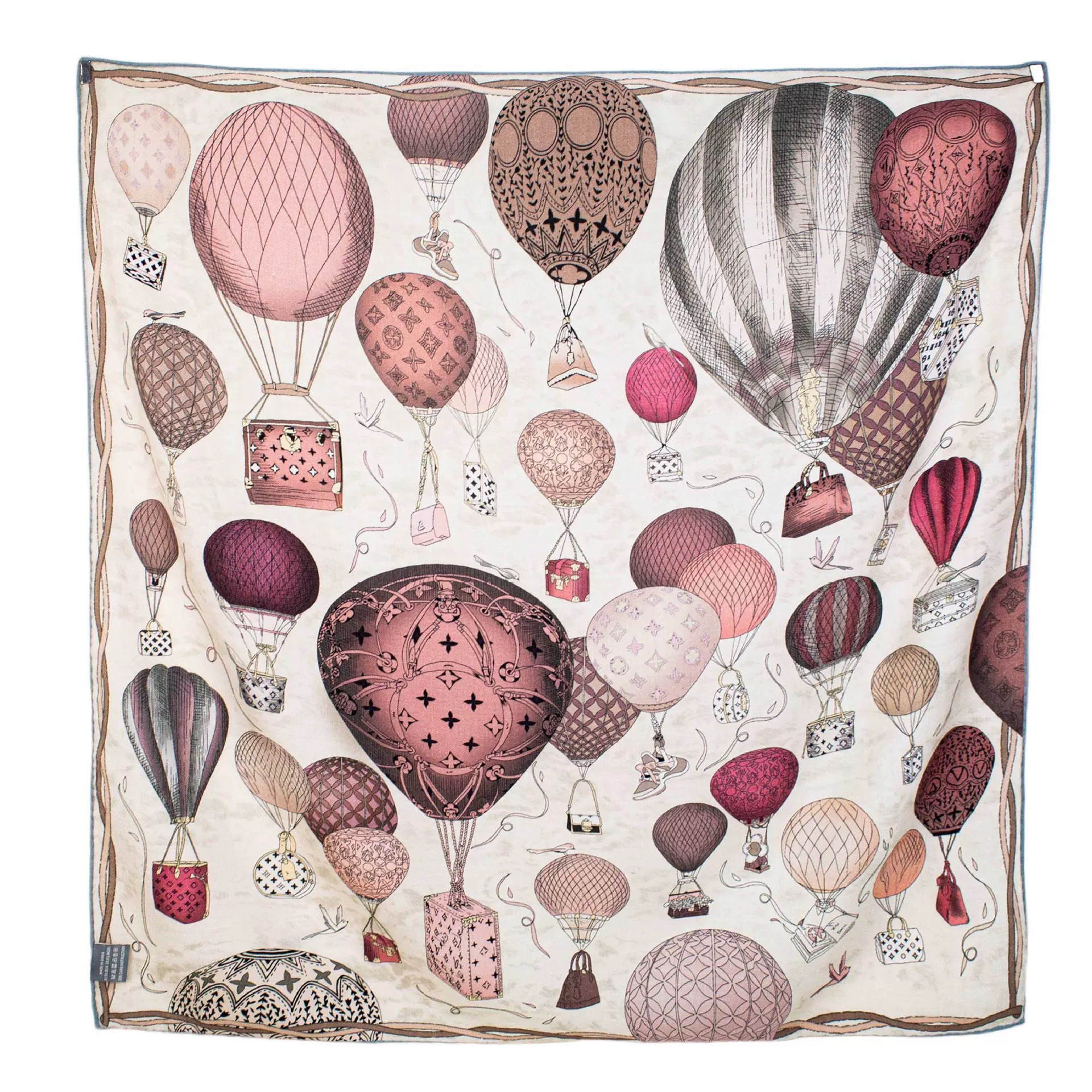 丝纡---气球   双面色丝毛披肩围巾85cm