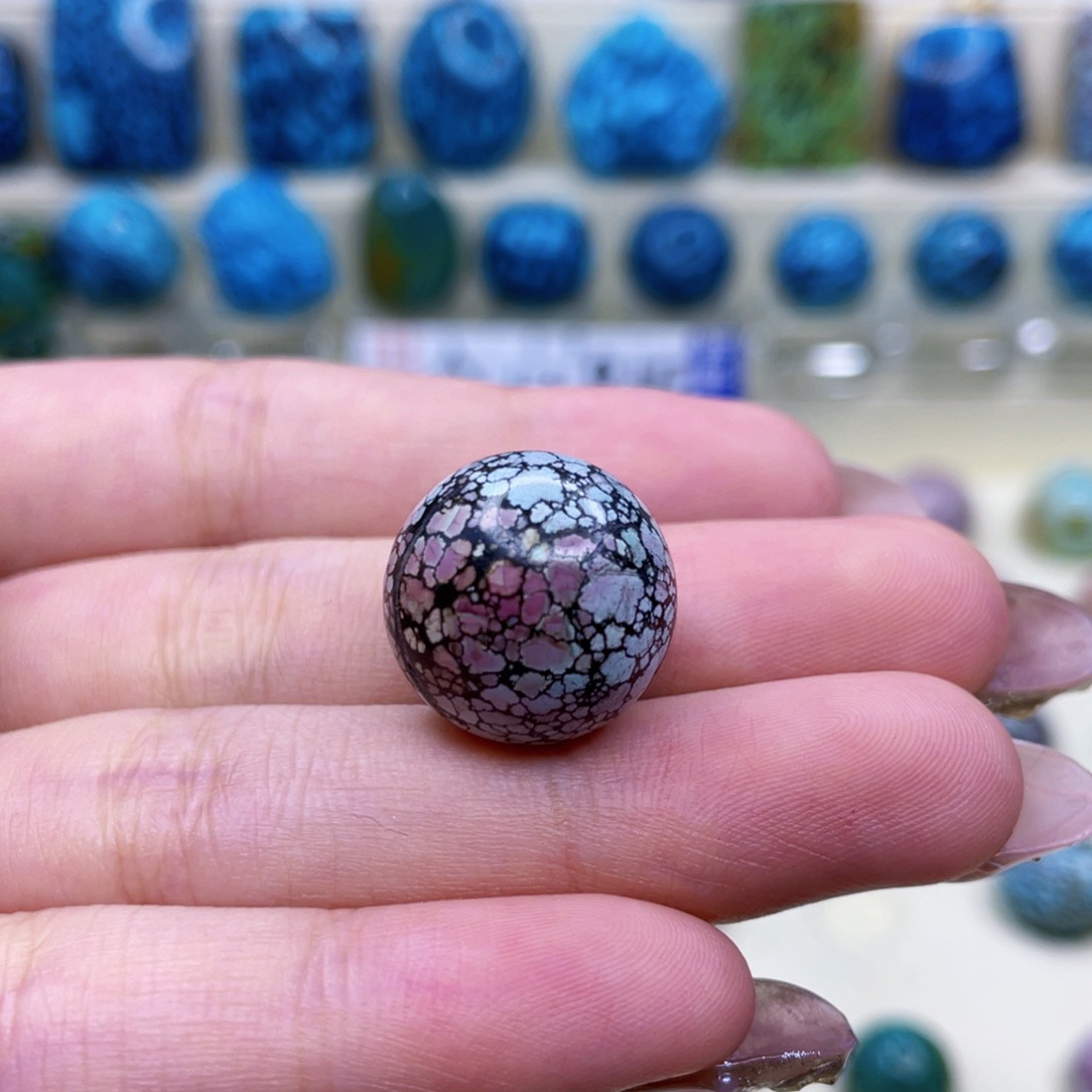 未镶嵌绿松石颈饰尺寸卡16.5