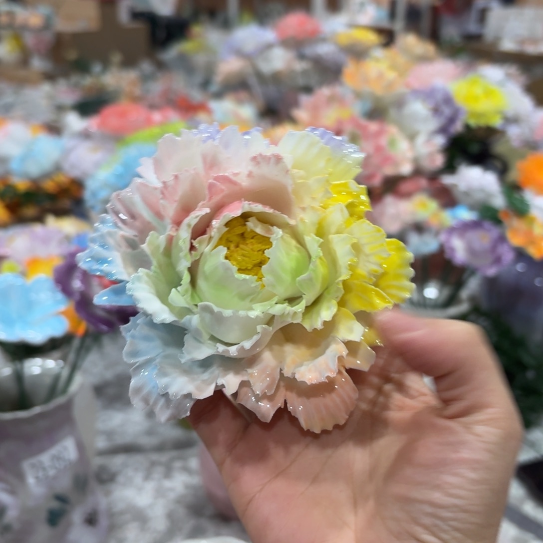 陶瓷花，20发货，退款拉黑