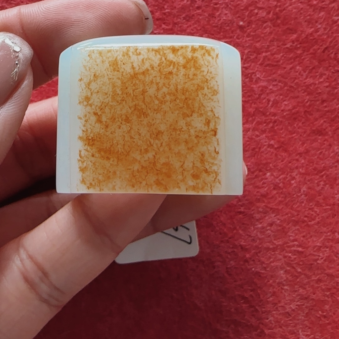 和田玉挂件未镶嵌仙****花