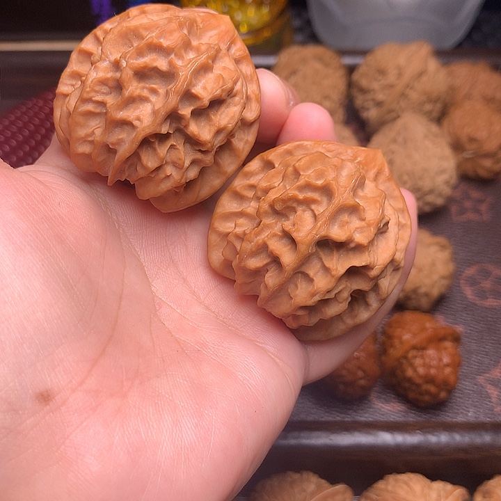 大***鵬文玩核桃吊坠曹大龙41尺精修