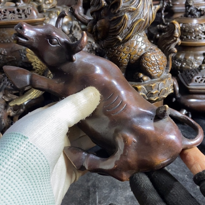 铜器工艺品摆件香炉摆件