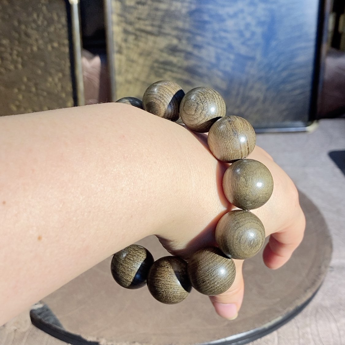 【闪购商品】金丝楠木乌木手串