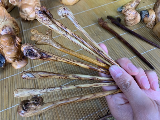 花梨发簪 复古休闲淑女盘发发簪