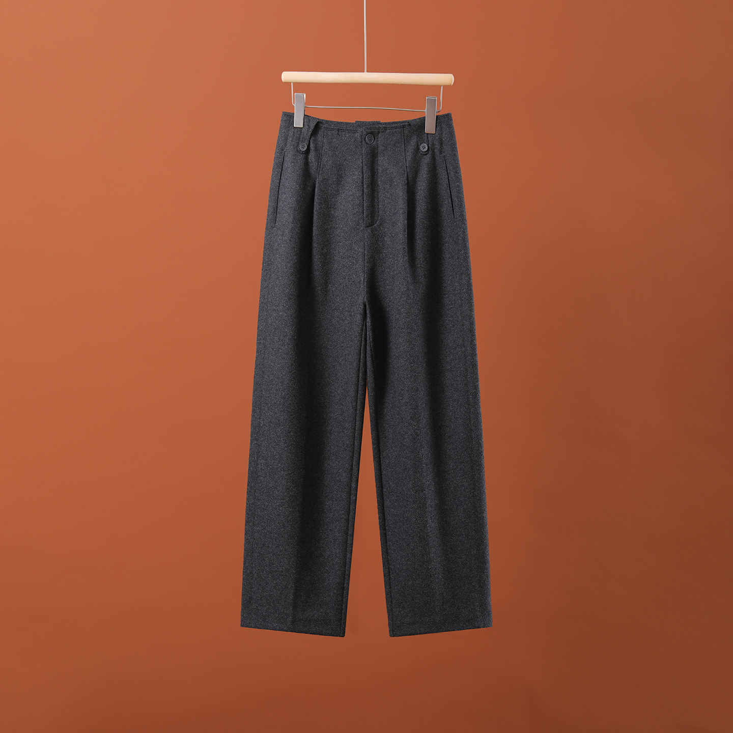 K11B-58608 品质柜货！精裁！秋冬女式垂感时尚舒适显瘦百搭休闲裤