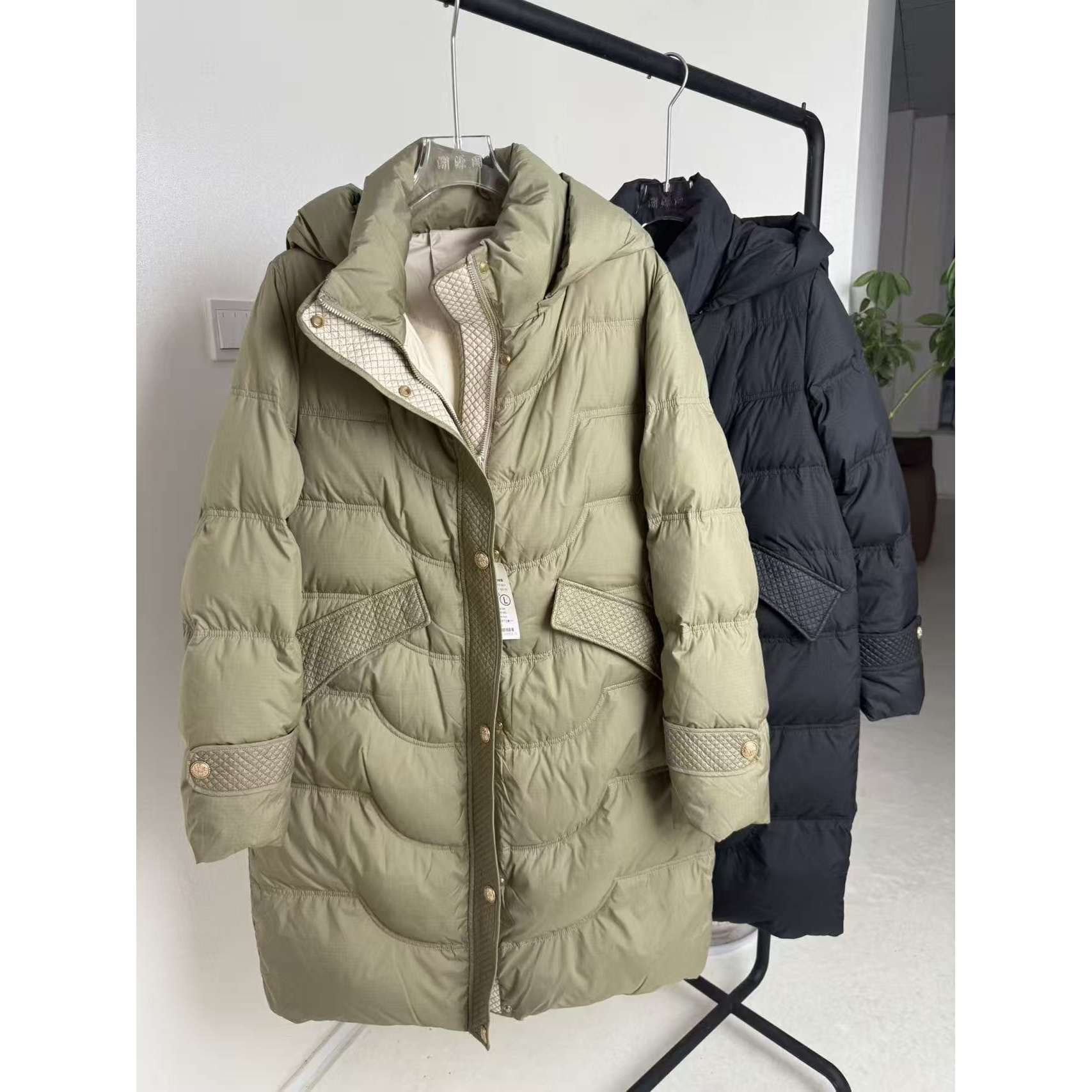 A07#休闲百搭保暖羽绒服2025年冬季新款韩版长款时尚外套