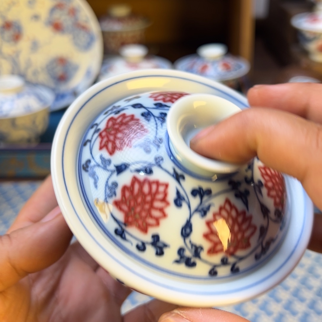 盖碗景德镇茶器百宝箱