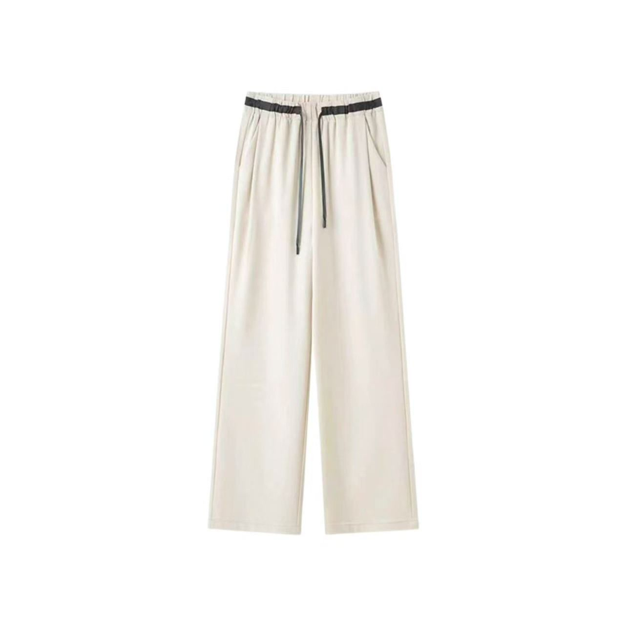 BC073白色抽绳长裤卫裤