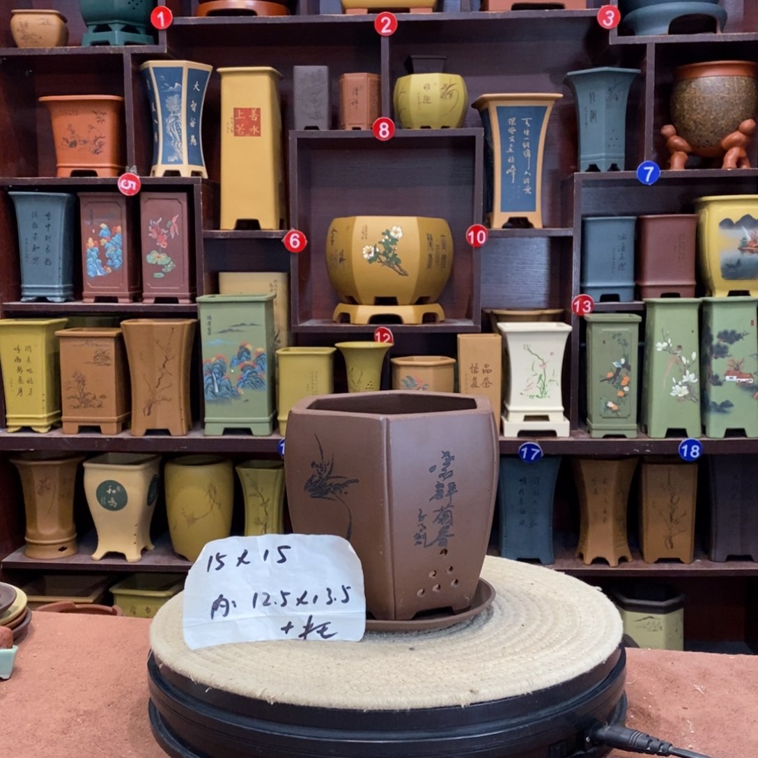 紫砂花盆紫砂艺术