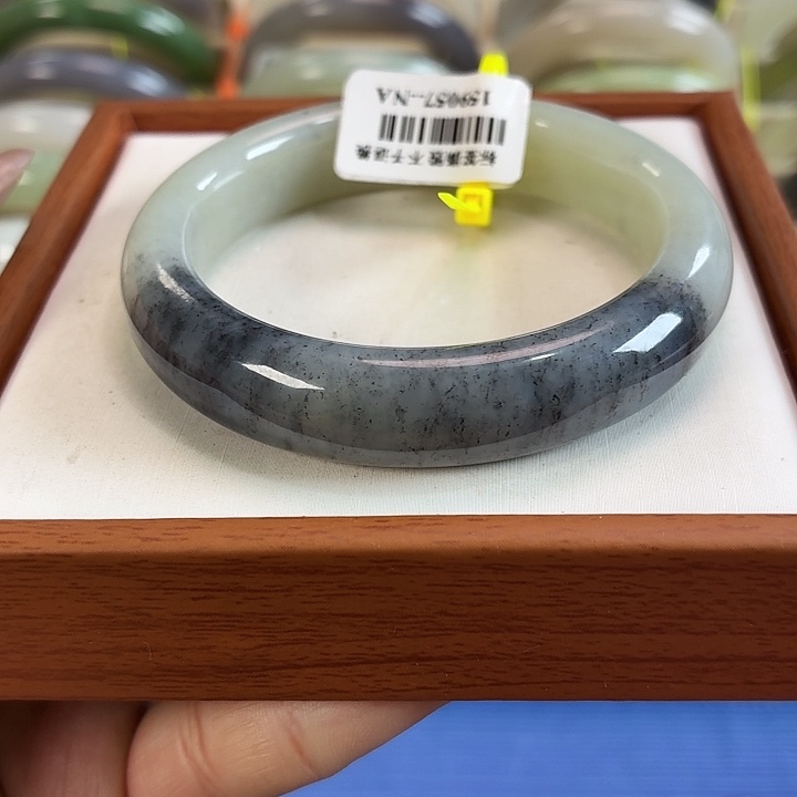 和田玉未镶嵌手镯53.5+