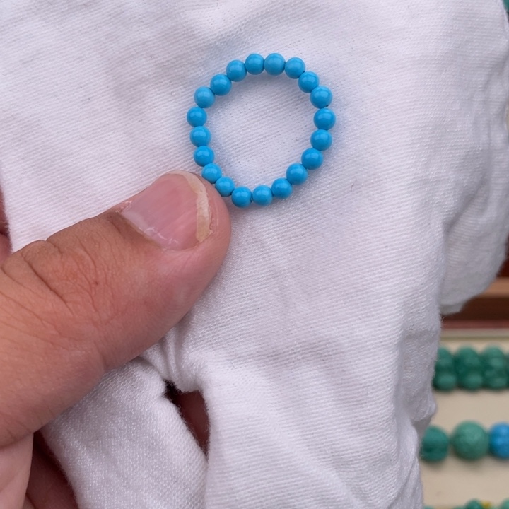 直径3.5蓝色跑环一个