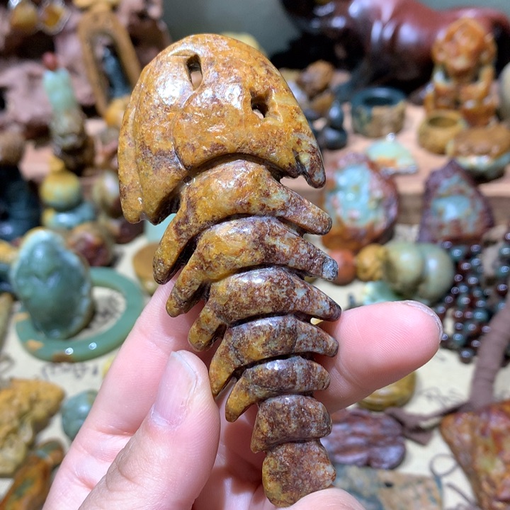 岫岩河磨玉（透闪石质玉）未镶嵌挂件