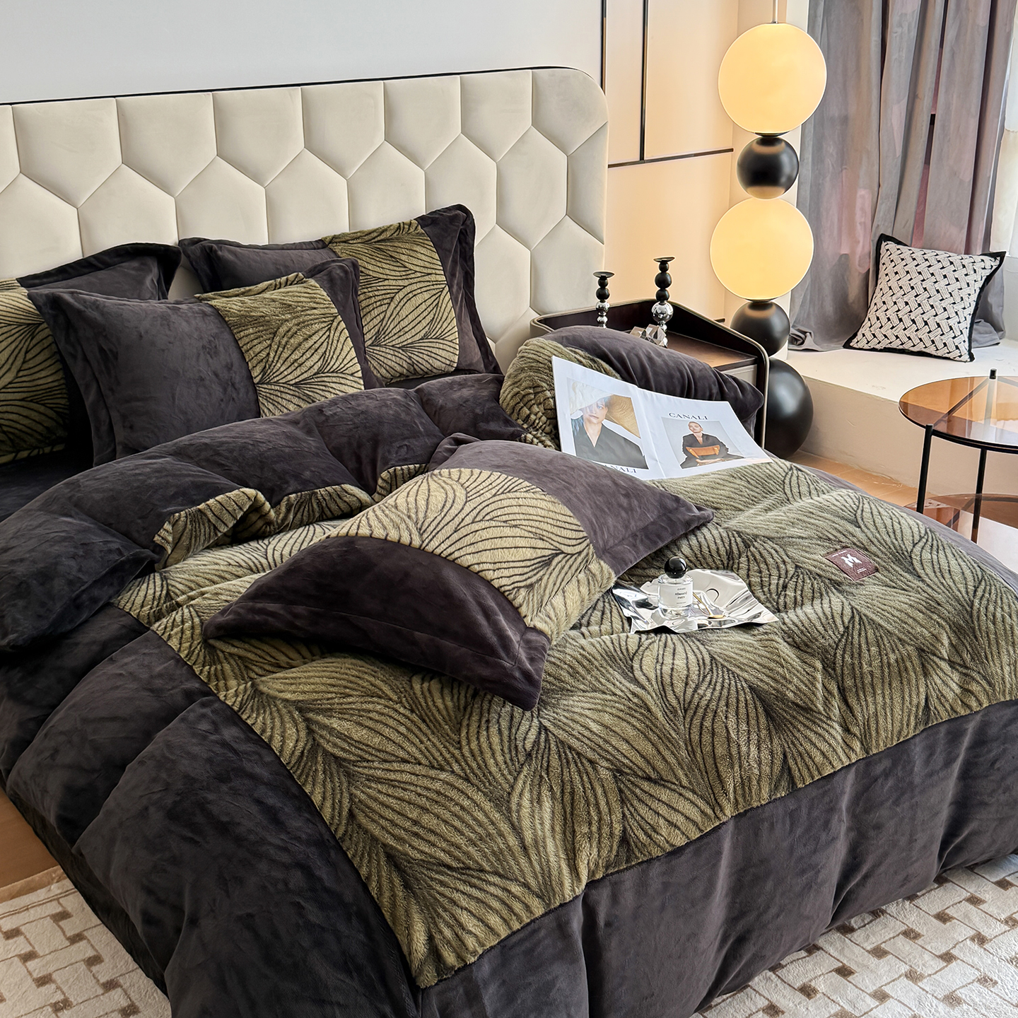 【高克重牛奶绒】秋冬季加厚保暖牛奶绒四件套床上用品冬天家纺家用