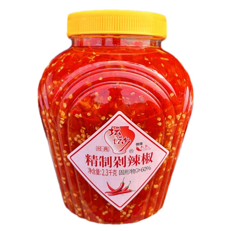 湖南特产坛坛乡剁辣椒./瓶拌饭辣椒酱蒸剁椒鱼头红剁椒酱