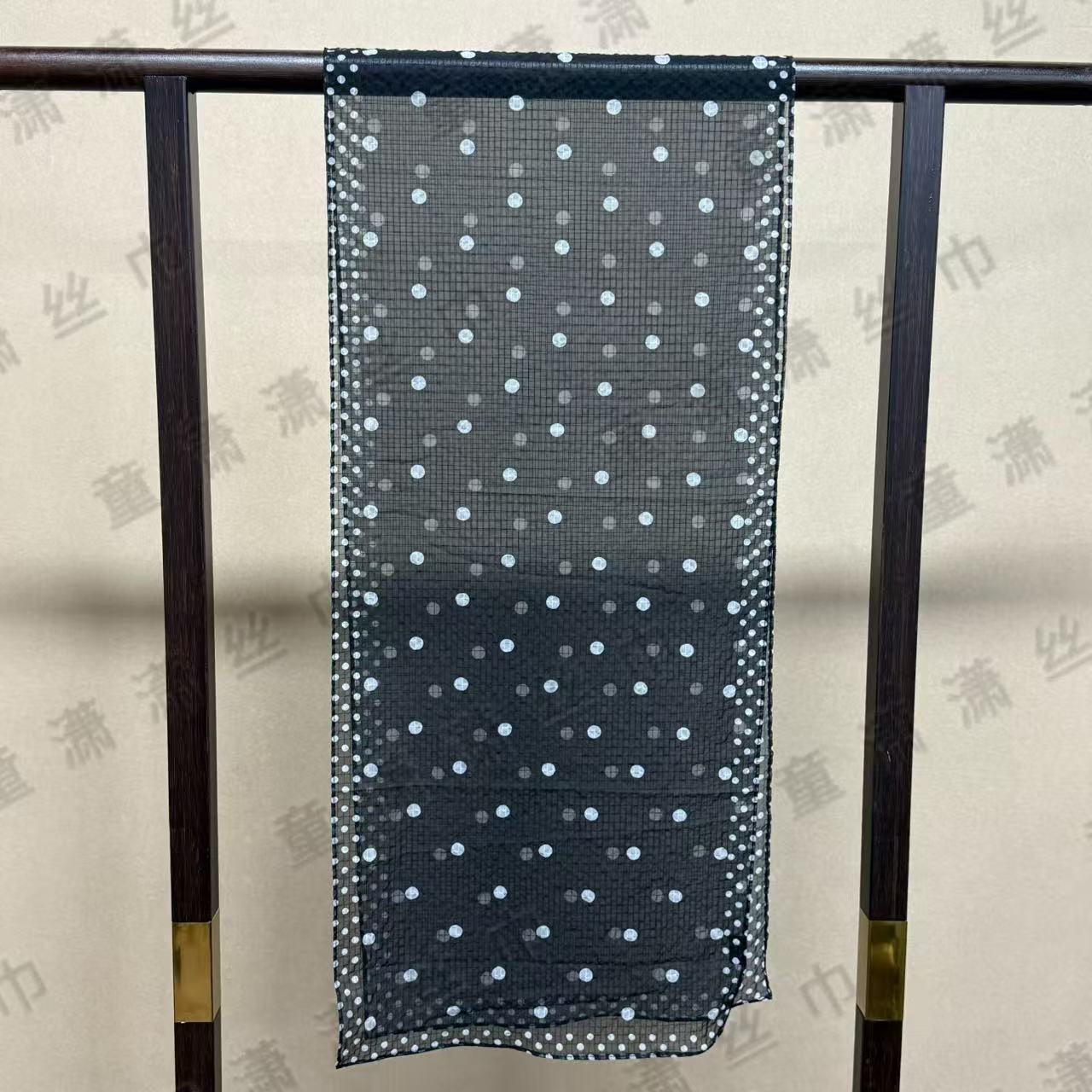 （泡泡波点）新款皱皱纱30*155左右长巾围巾