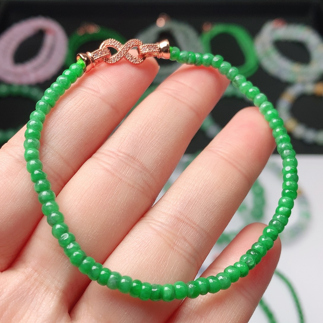 翡翠未镶嵌手链翡翠