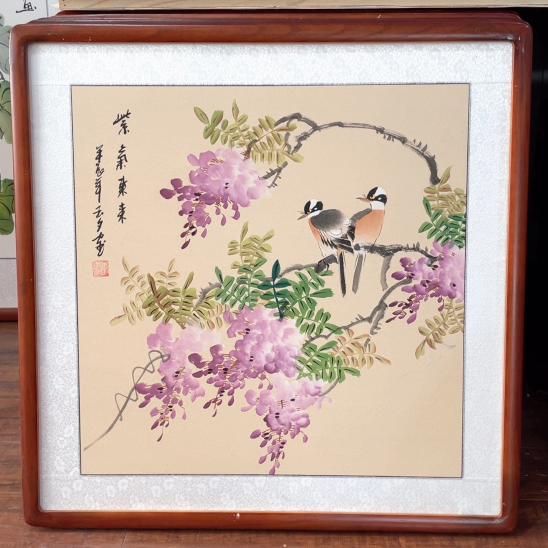 国画带框尺寸63*63厘米