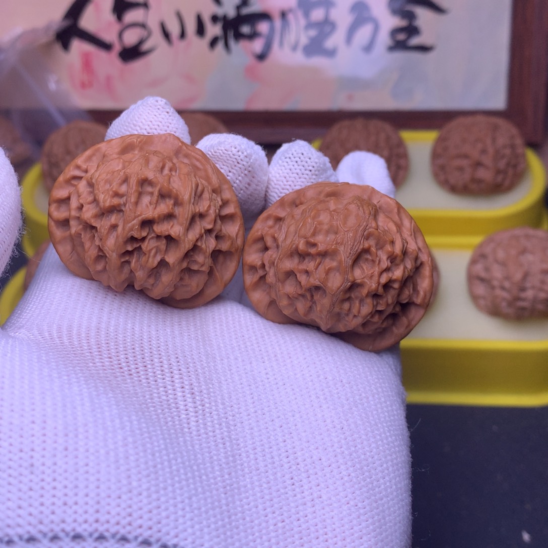 文玩核桃把件41宫灯