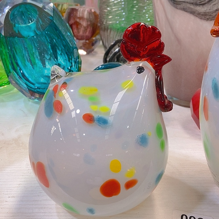 无铅玻璃琉璃花瓶花高19口12