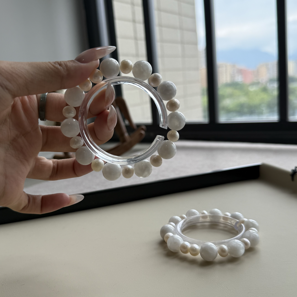 C91『美女感』雪花幽灵多宝手串