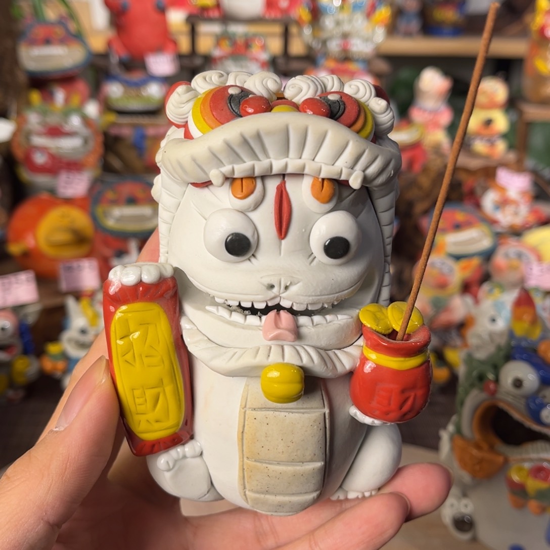 泥塑纯手工茶宠摆件